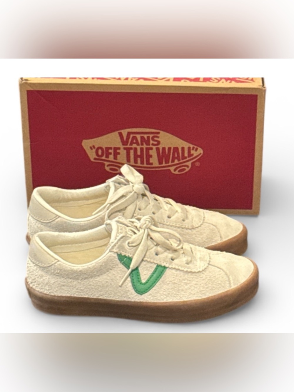 Authentic Vans signature designer kids sneakers sz 4 big kid
